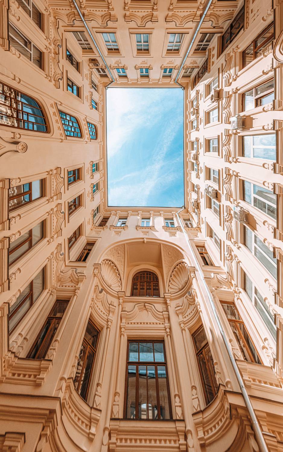 Саввинское Подворье. Автор: Гладков Сергей architecture, geometry, design, Moscow, city, urban, pattern, urban, light, windows, Гладков Сергей