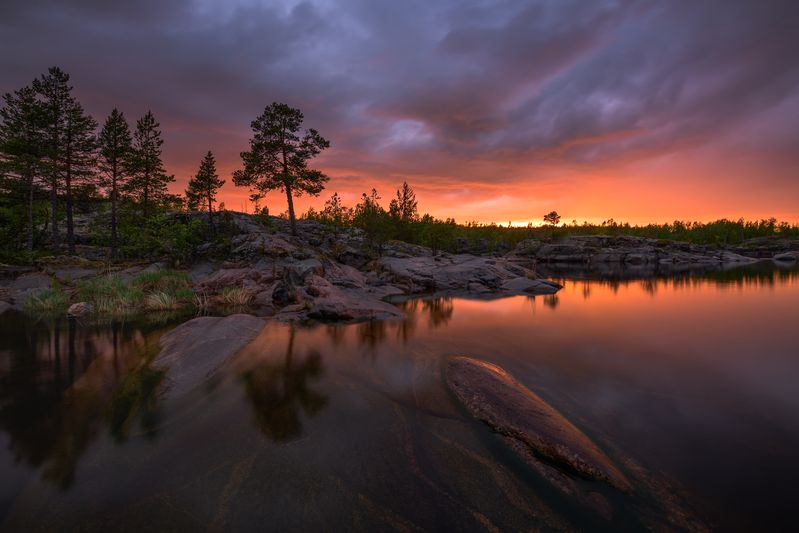 ладога Закатный пожар...photo preview