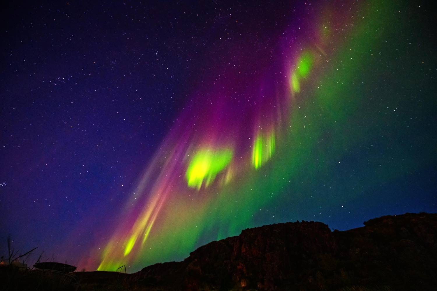 Северное сияние в п. Териберка. Автор: Гуринович Дмитрий , Гуринович Дмитрий