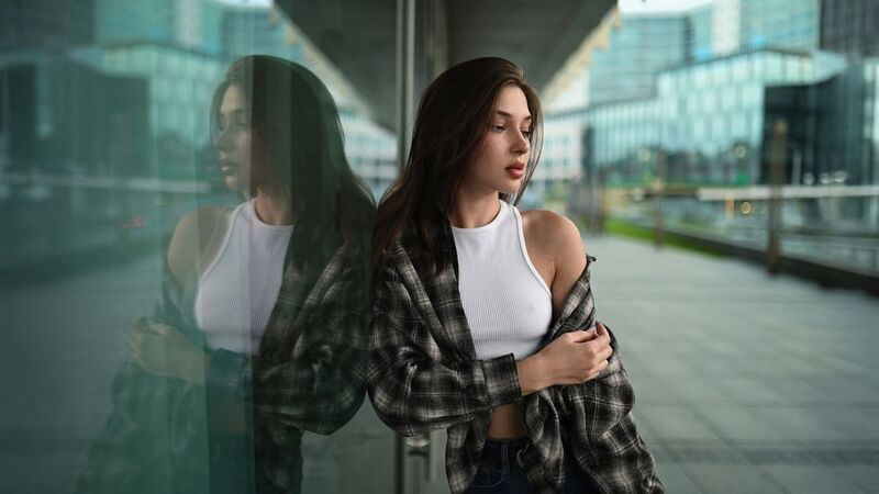 портрет, женский портрет, уличный портрет, стрит портрет, девушка, казань, portrait, woman portrait, street portrait, girl, kazan, Xenia фото превью