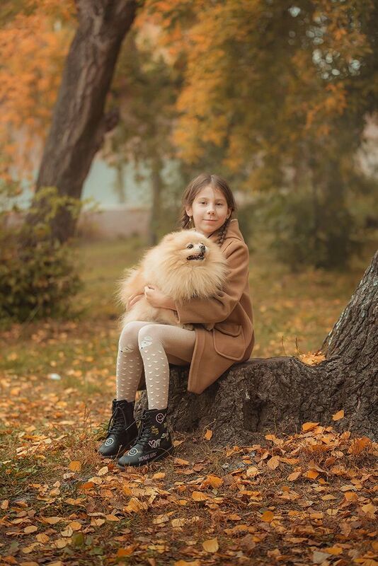 Яна с собачкой фото превью