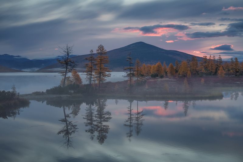 озеро джека лондона Голубое утро...photo preview