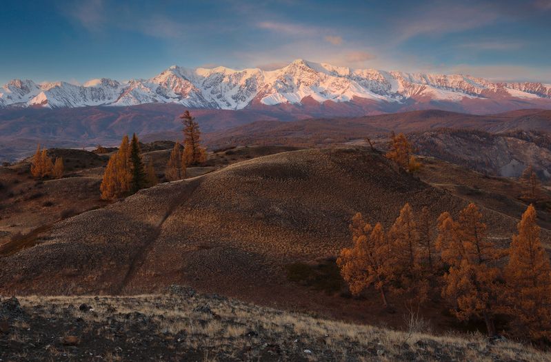 Рассвет на Курайских холмахphoto preview