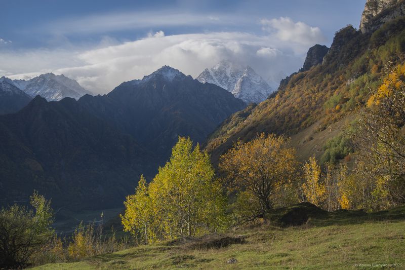 кабардино-балкария, осень, шаурдат Осень в горахphoto preview