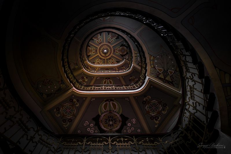 art nouveau , jugendstil, nouveau, modern, stairs Stairs...photo preview
