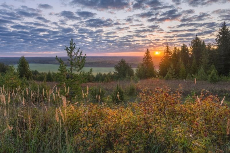 Восход осеннего солнцаphoto preview