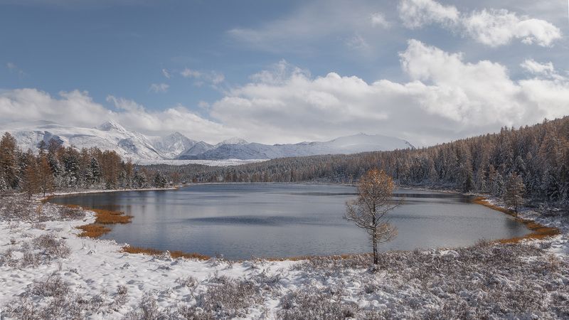 алтай,. горный алтай, озеро, горы, киделю Киделю фото превью