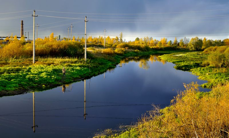 Autumn fishingphoto preview