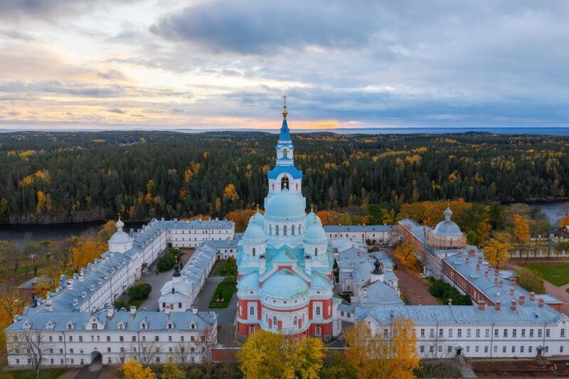 Валаам Собор Преображения Господня в Валаамском монастыре фото превью