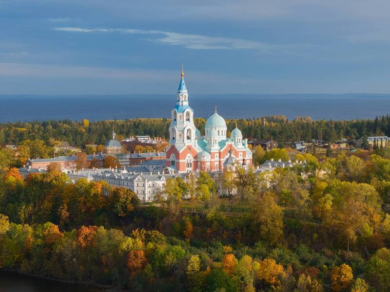Валаам Собор Преображения Господня в Валаамском монастыре фото превью