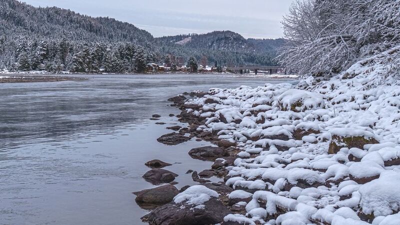 Первый снег фото превью