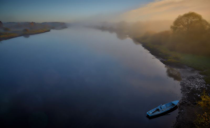 Р. Вишера. Осеннее утро.photo preview