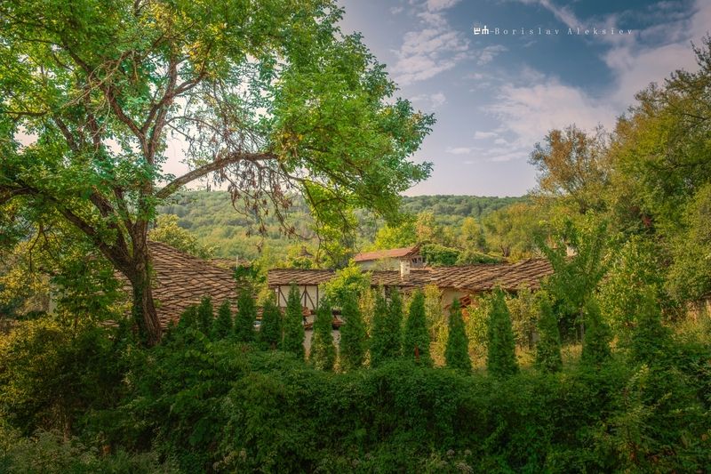 старо стефаново,българия,old,building,light,blue Старо Стефановоphoto preview