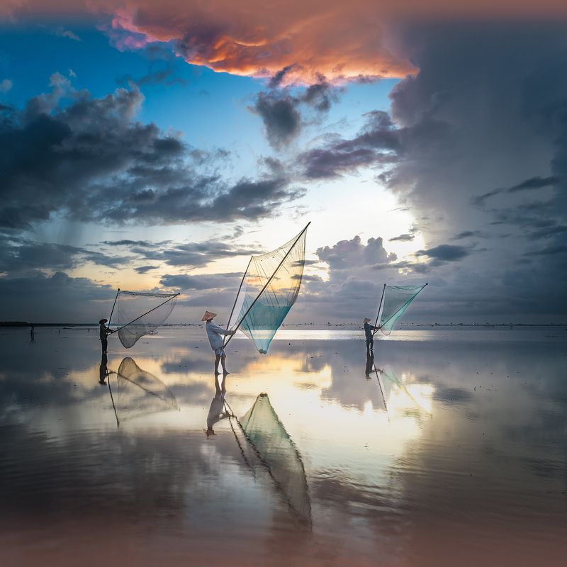 Vietnam. Fishermen-3photo preview