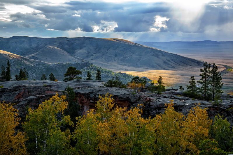 горы кент  каркаралинск Осень в горахphoto preview