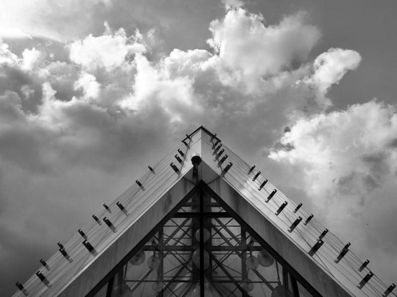 небо, архитектура, геометрия Клином по небесамphoto preview