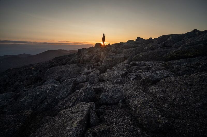 Закат на Юдычвумчорре - вершине Хибин.photo preview