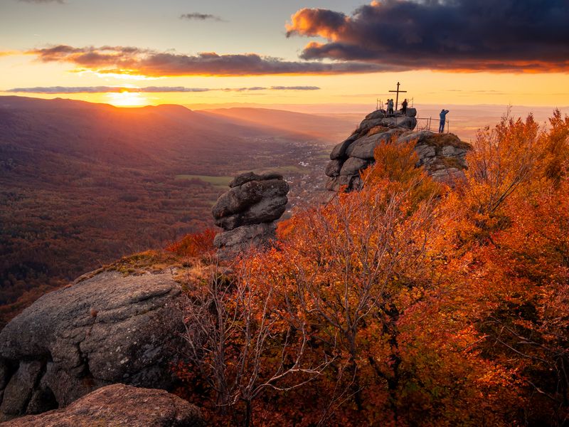 czech,czechia,czech republic,jizera,jizerky,jizerske hory,gory izerskie,autumn,fall,sunset,sun,clouds,sky,epic,view Autumn in Jizera Mountainsphoto preview