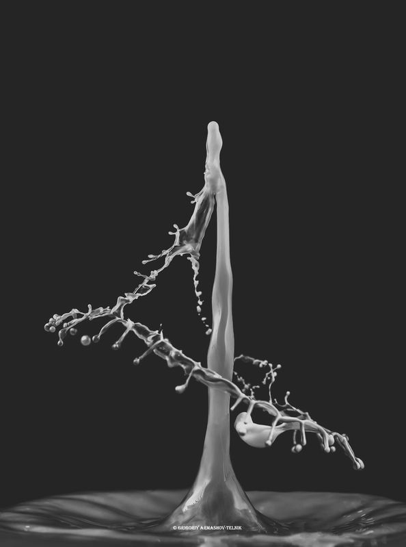 #bw_image, #monochrome, #drop, #liqiud, #macro, #water, #macrophoto, #black_white Black dropsphoto preview