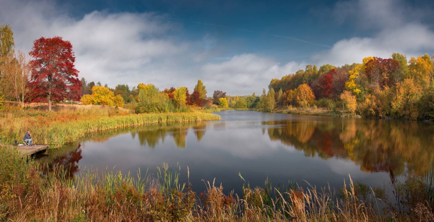 осень сентябрь краски рыбак лукново вязниковский, Алексеев Дмитрий