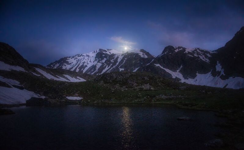 Архыз, кавказ, кчр Ночь в горах Архызаphoto preview