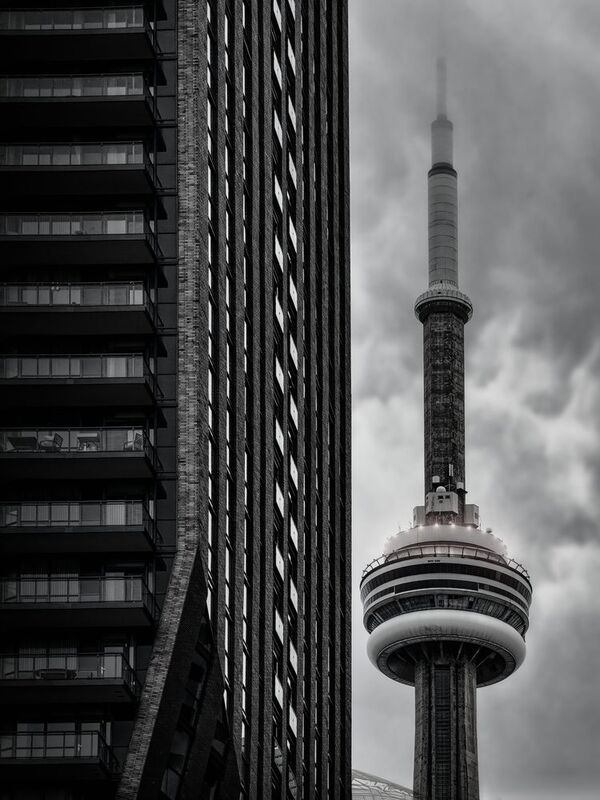 #Sky #Cloud #Skyscraper #Building #Tower #Black #Tower block #Window #Black-and-white #Grey Hiden IIIphoto preview