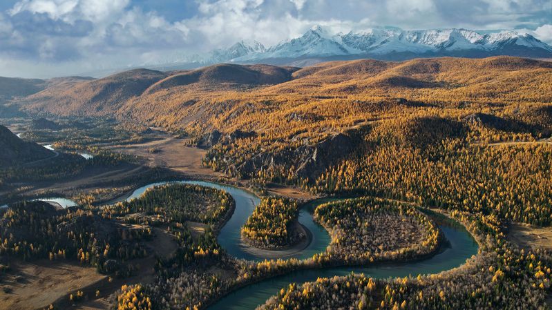 Меандры, Чуя, Республика Алтай Чуйские меандрыphoto preview