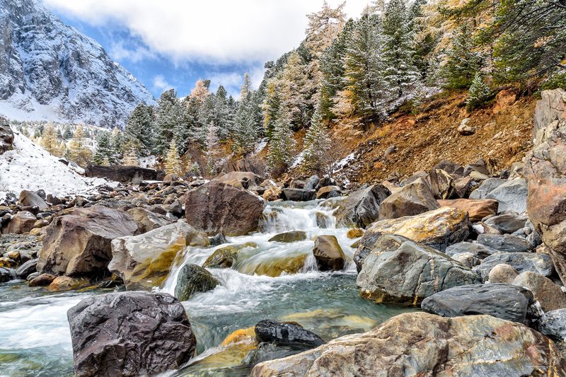 алтай, актру В ущелье Актру фото превью