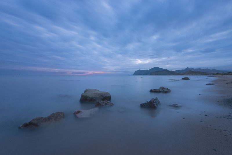 крым, море, закат, пейзаж, тихая бухта, коктебель Два вечера в Тихой бухтеphoto preview