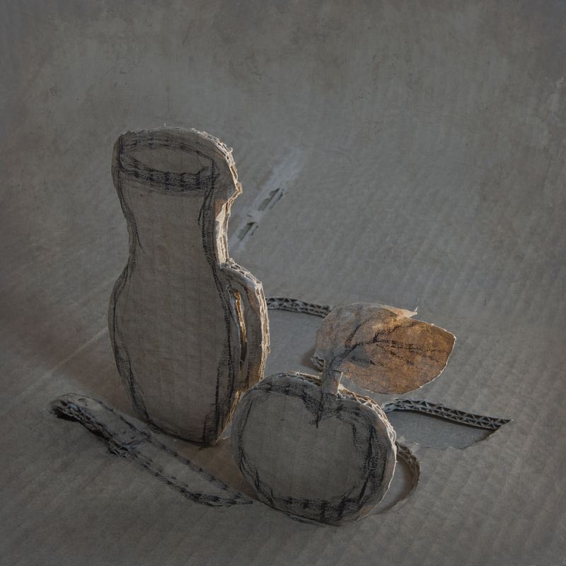 сюрреализм Натюрморт с кувшином и яблокомphoto preview