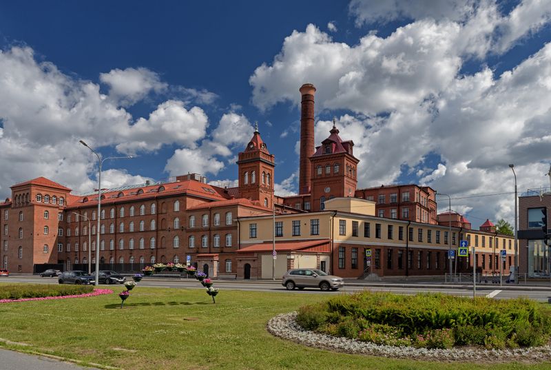 спб., промышленная, архитектура. Фабрика \