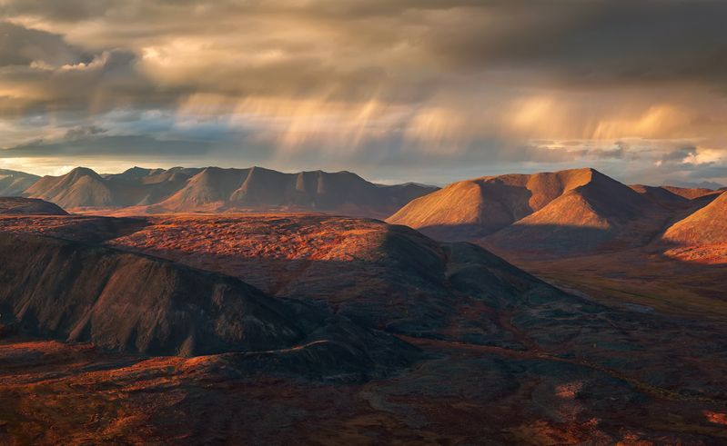 якутия Золотой вечер...photo preview