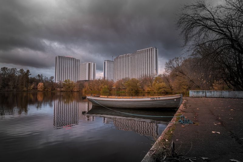 Осень на Серебряно-Виноградном прудуphoto preview