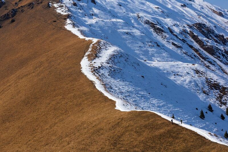 кыргызстан, перевал чичар (2830м) Там, где осень с зимой встретилисьphoto preview