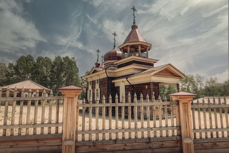 Тальцы деревянное зодчество Иркутск русский стиль Тальцы фото превью