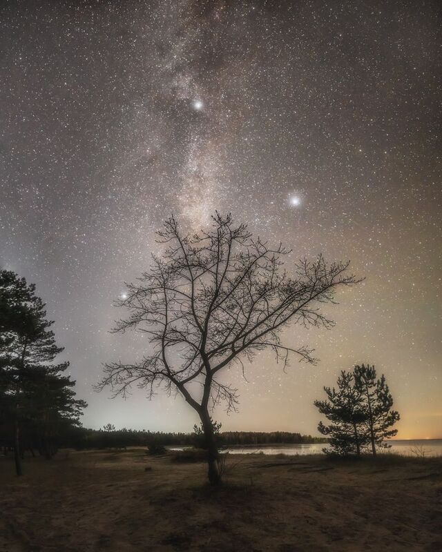 ночь, звёзды, космос ***photo preview