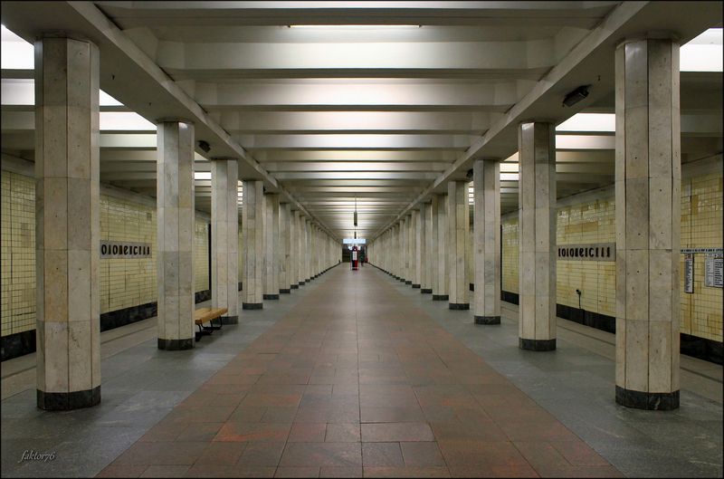 метро, москва, архитектура, транспорт, город, подземка станция метро Коломенская. Москва фото превью