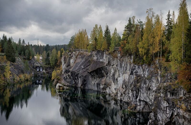 карелия, горный парк Рускеалаphoto preview