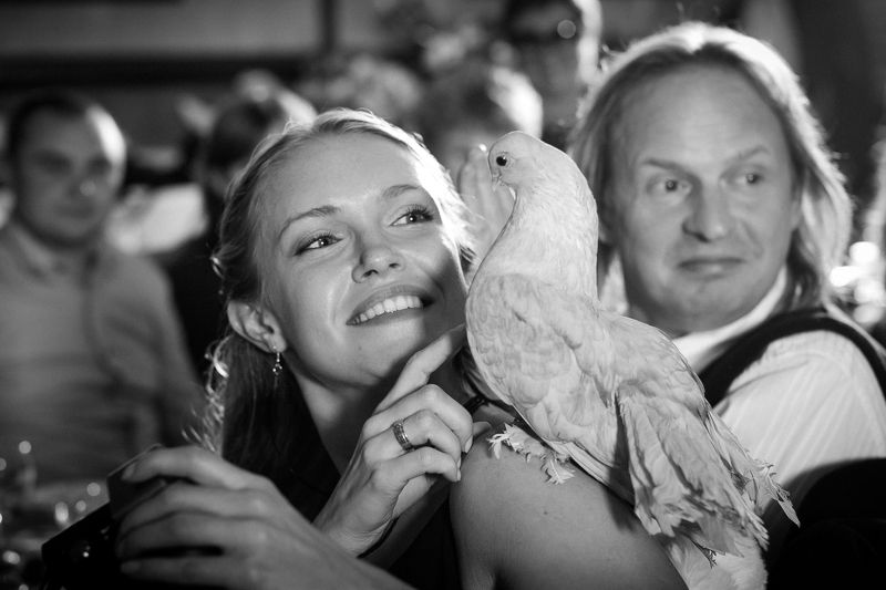 люди, лица, жанровый портрет, репортаж, монохром, эмоции Гостьяphoto preview