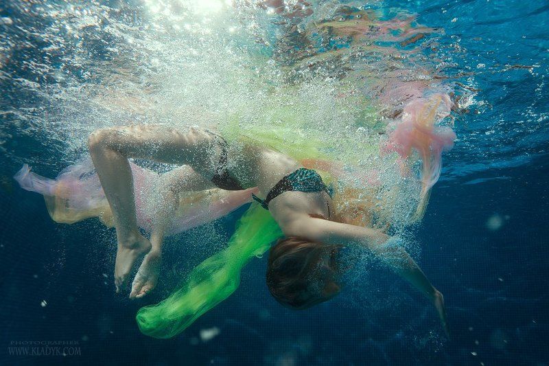 девушка, вода, под водой,  ***photo preview