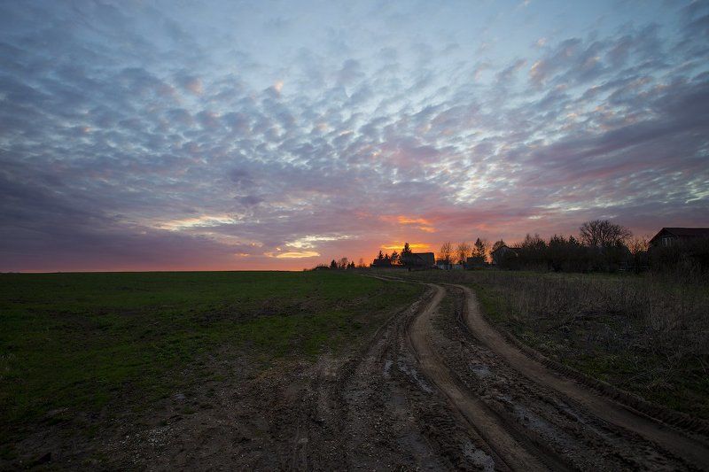 Дорога на закат.photo preview