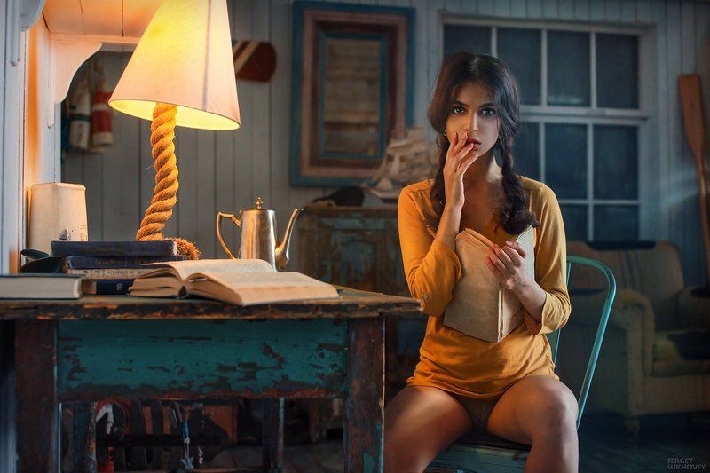 Библиотека, Дальние странствия, Классическая литература, Книга, Литература, Маяк, Море, Читать, Чтение Грезы дальних странствийphoto preview