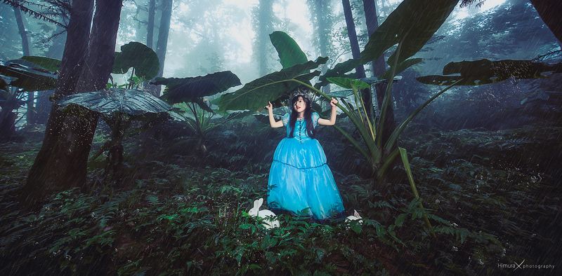 baby fine art in forestphoto preview