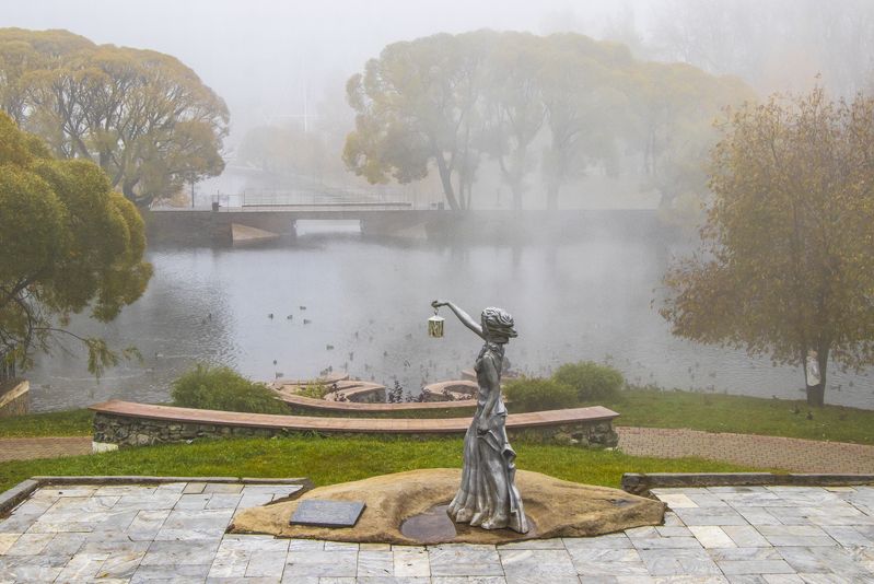 Киров, парк им.Киров, утро, туман, осень, октябрь Утроphoto preview