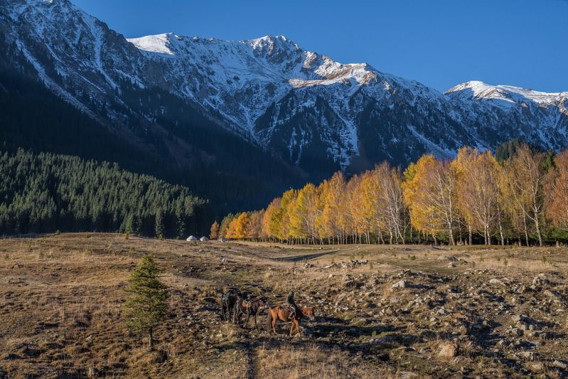 кыргызстан  горы Ущелье  Джеты-Огузphoto preview