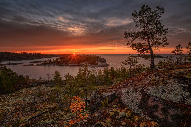 ладога Осеннее утро на Ладоге...photo preview