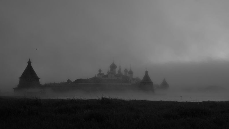 соловки архангельская_область монастырь туман лето север русский_север Белая ночьphoto preview