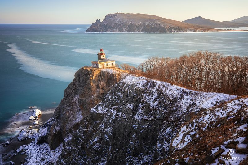 приморье, маяк, балюзек, пейзаж Приморье. Маяк Балюзек.photo preview