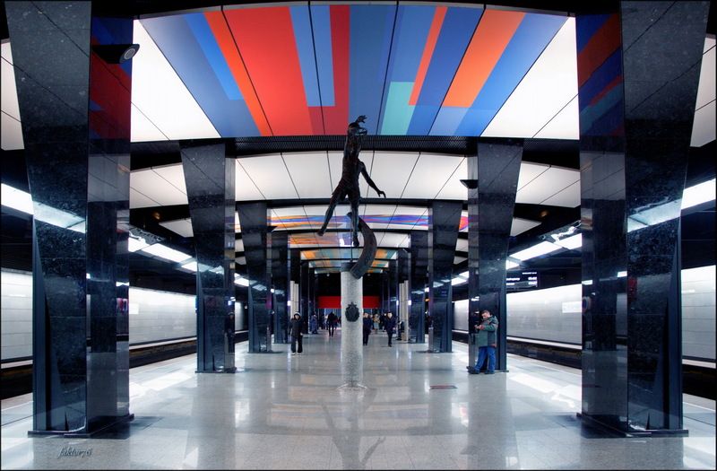 метро, москва, архитектура, транспорт, город, подземка станция метро ЦСКА Москва фото превью