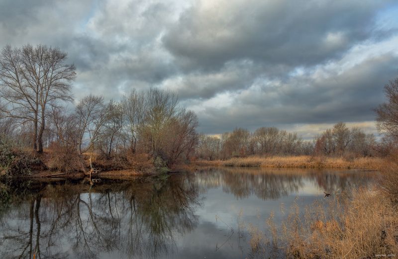 озеро, орск, осень, природа Вечер на озереphoto preview